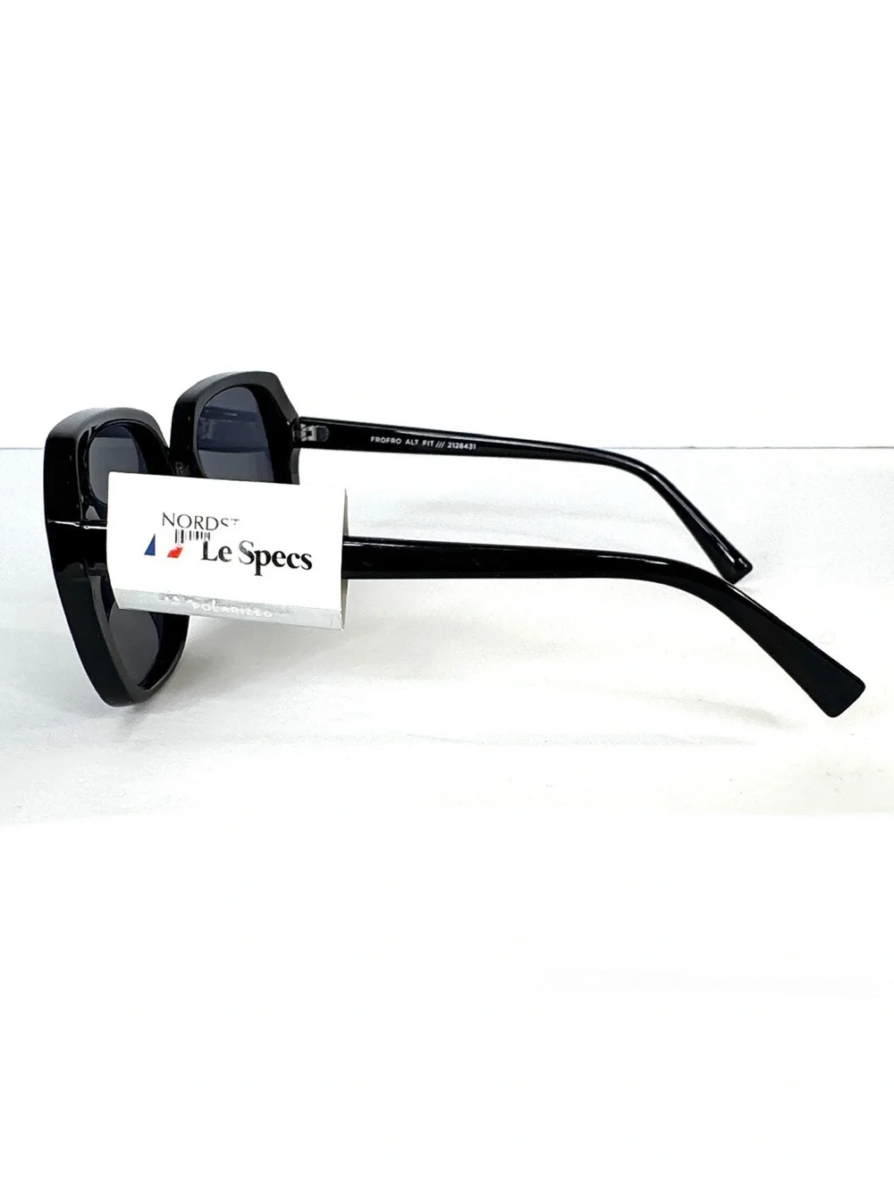 LE SPECS FroFro Alt Fit Polarized Sunglasses Black 56mm Gradient Square